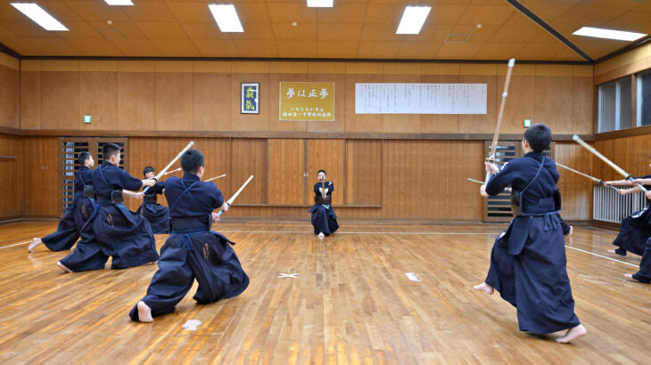 勝田第一中学校(茨城)を訪問